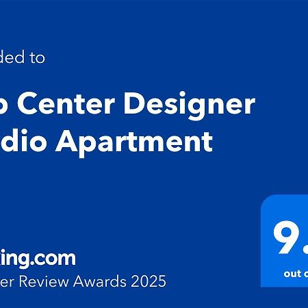 Top Center Designer Studio Apartment Szófia Kültér fotó
